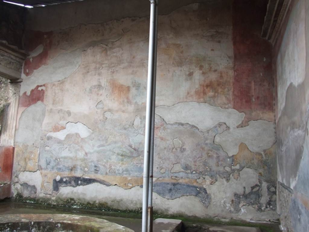 VII.4.48 Pompeii. March 2009.  Peristyle. South wall. Painting of hunt scene.