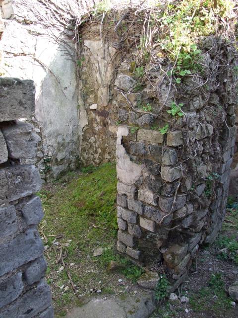 VII.4.56 Pompeii. March 2009. Room 7. Niche, or blocked window on East wall.