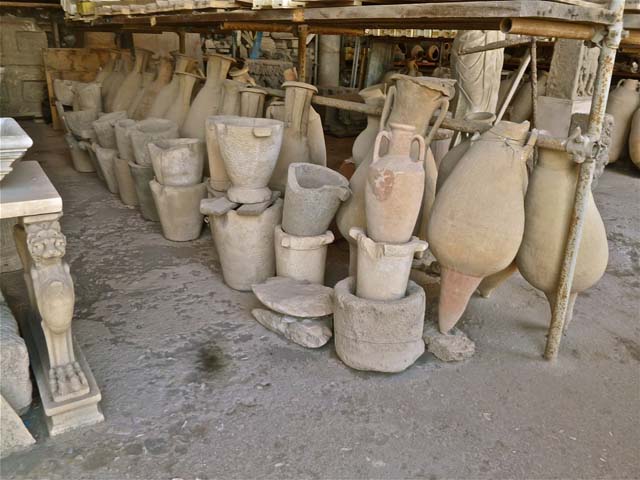 VII.7.29 Pompeii. May 2011. Arca or strong box, item in storage. Photo courtesy of Michael Binns.