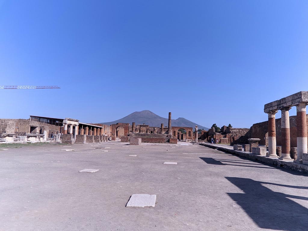 VII.8 Pompeii Forum. April 2022. Looking north across Forum. Photo courtesy of Giuseppe Ciaramella.

