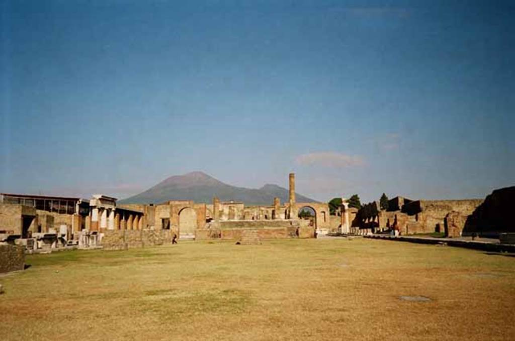 VII.8 Pompeii Forum. October 2009. Looking north. Photo courtesy of Rick Bauer.