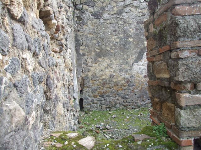 VII.9.29 Pompeii.  March 2009.  Doorway to rear room in south wall.
