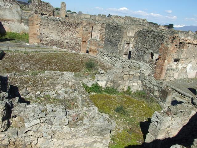 VII.9.60 Pompeii. March 2009. Looking north towards peristyle.