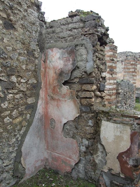 VII.14.5 Pompeii. March 2009. Room 16. Looking east and Upper floor.