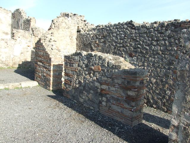 VII.14.6 Pompeii. May 2006. North-west corner of rear room.