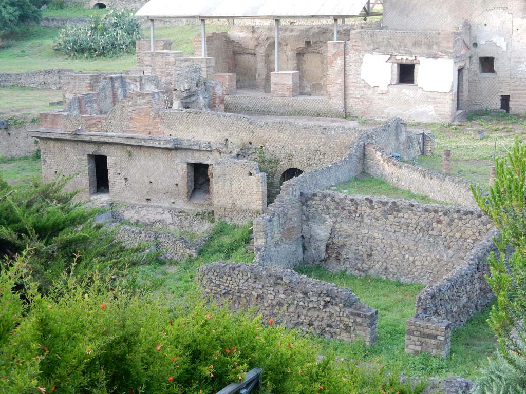 VII.16.a Pompeii. June 2019. Looking towards rooms in north-west corner. Photo courtesy of Buzz Ferebee.