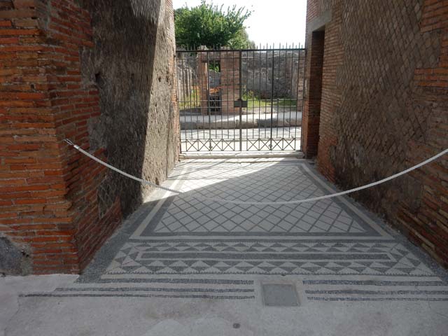 VIII.2.16 Pompeii. September 2005. Mosaic floor.