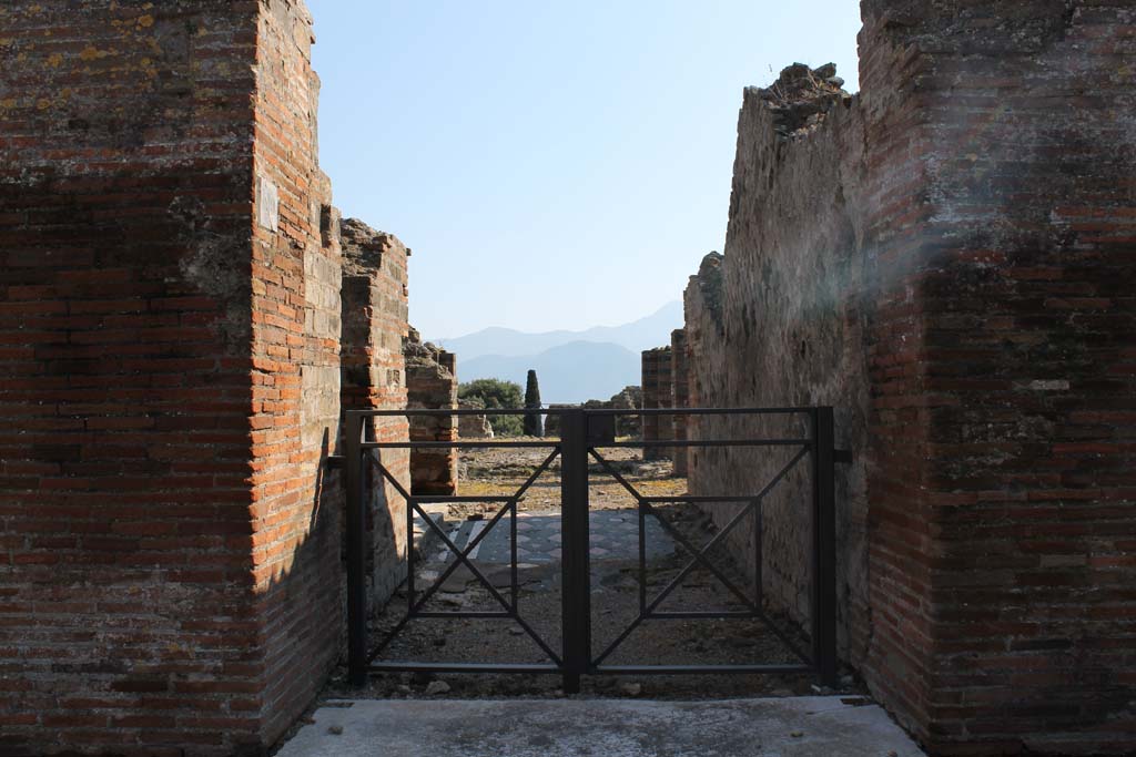 VIII.2.29 Pompeii. March 2019. Looking south towards entrance doorway. 
Foto Annette Haug, ERC Grant 681269 DÉCOR.
