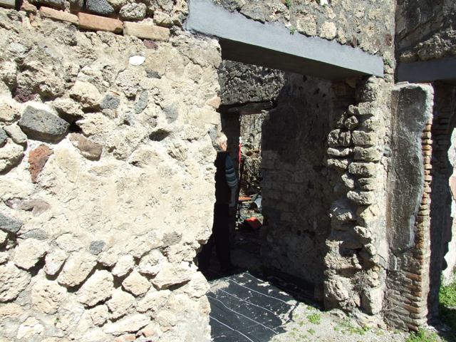 VIII.5.16 Pompeii. March 2009. Room 10, North wall and north west corner.