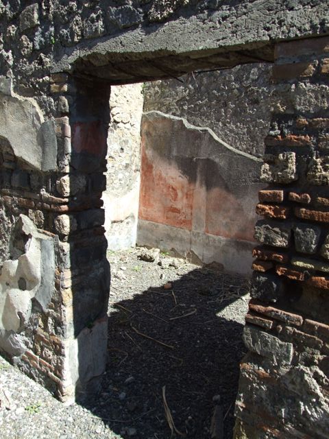 VIII.5.39 Pompeii. March 2009.   Room 8, Painted plant decoration.