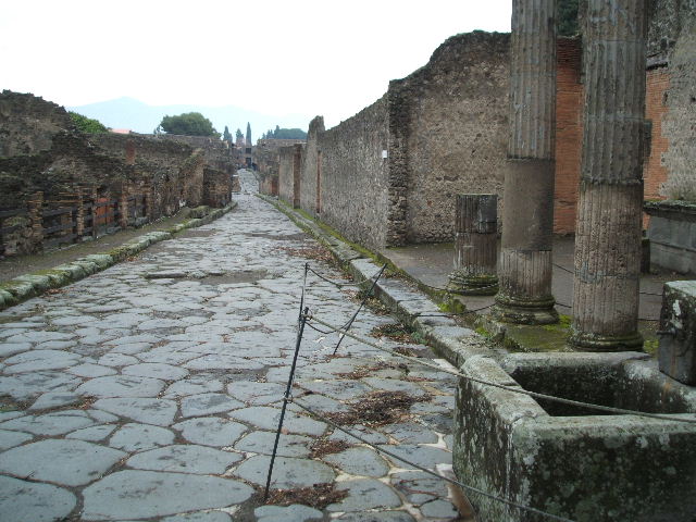 VIII.7.30 Pompeii. December 2006. Triangular Forum. Detail of capital.