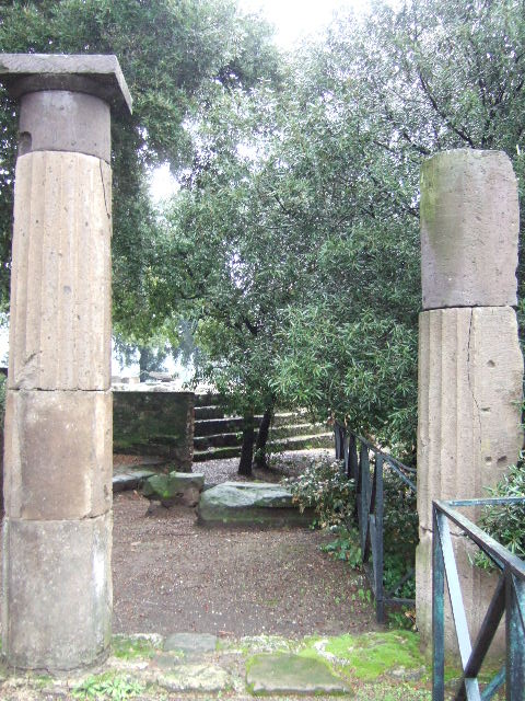 VIII.7.30 Pompeii. December 2005. Triangular Forum west side, looking south-west.