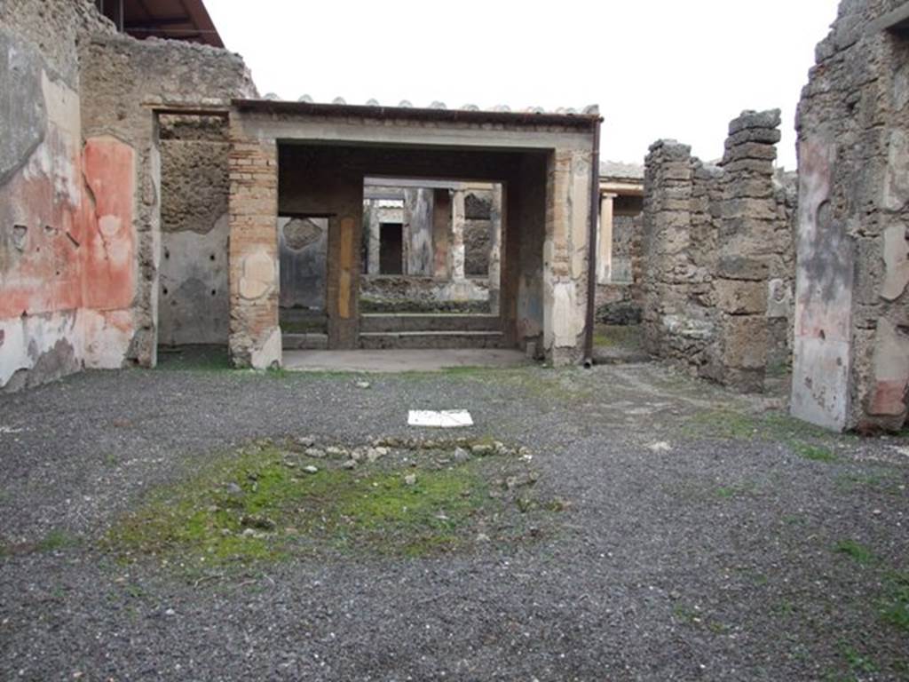 IX.1.22 Pompeii. December 2007. Room 1, atrium. Looking north.