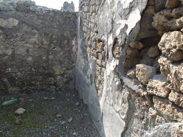 IX.2.17 Pompeii.  March 2009.  Room 5, Tablinum. North west corner, and North wall.
