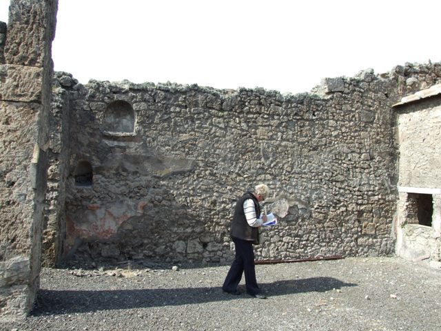 IX.2.17 Pompeii.  March 2009.  Room 6, Corridor leading to Garden area, at rear.