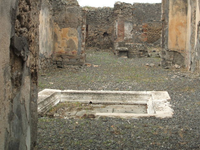 IX.2.18 Pompeii. March 2009.  Room 1.  Atrium, looking west.

