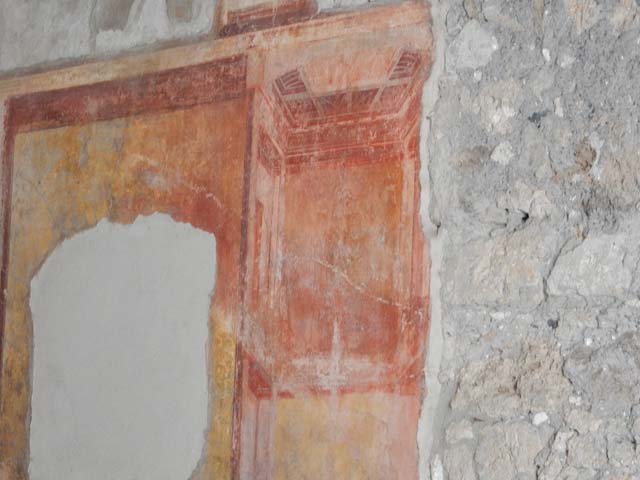 IX.3.5 Pompeii. March 2009. Room 15. West wall. Panel on north end.