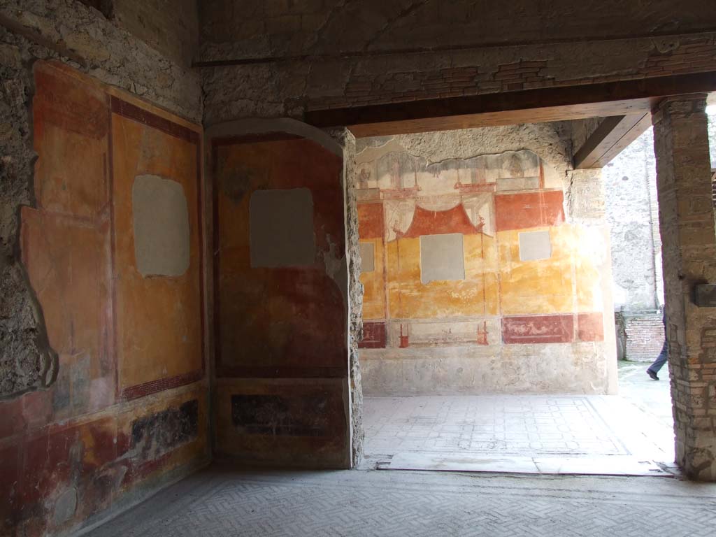 IX.3.5 Pompeii. March 2009. Room 14, looking west into room 13.