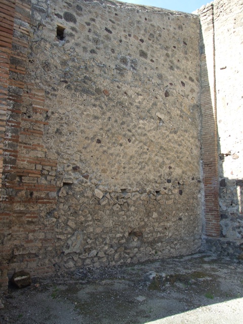 IX.3.6 Pompeii. March 2009. Floor in south east corner.