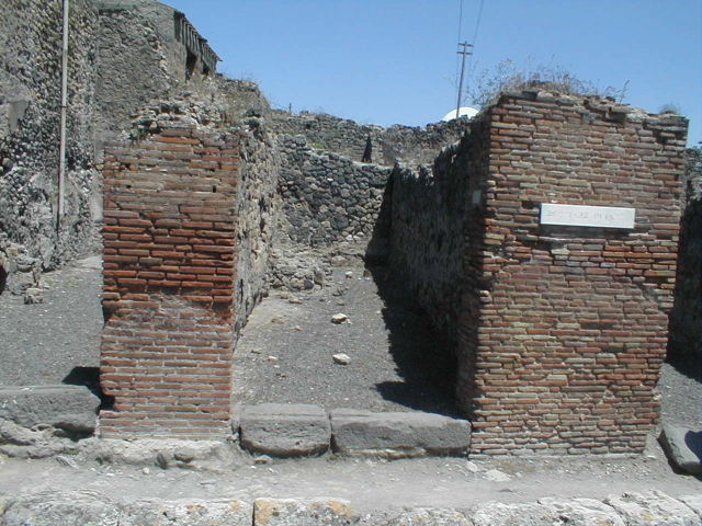 IX.3.8 Pompeii. December 2007. Looking east to rear.