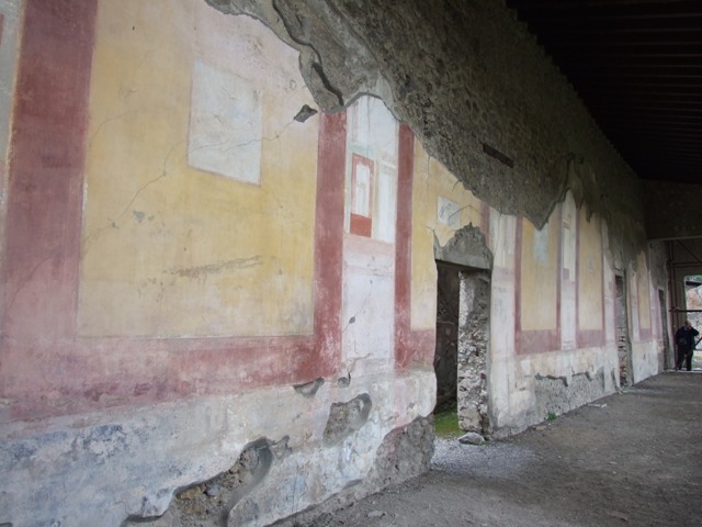 IX.8.6 Pompeii. March 2009.  Room 16.  Looking south to Room 17.  The small door on the east leads to Room 15.