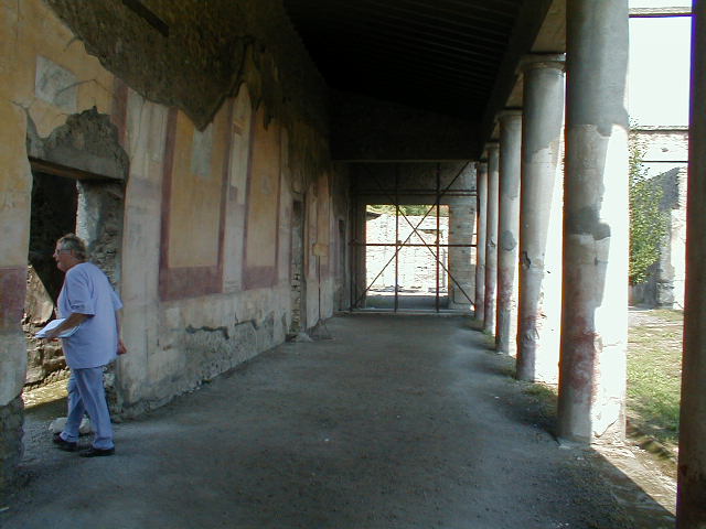 IX.8.6 Pompeii. March 2009. Room 21. South east corner.