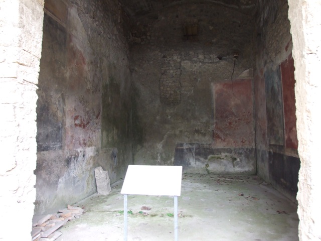 IX.13.1-3 Pompeii. September 2004. Room 12, upper north wall.