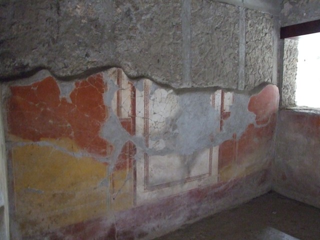 IX.13.1-3 Pompeii. March 2009. Room 15, west wall.
