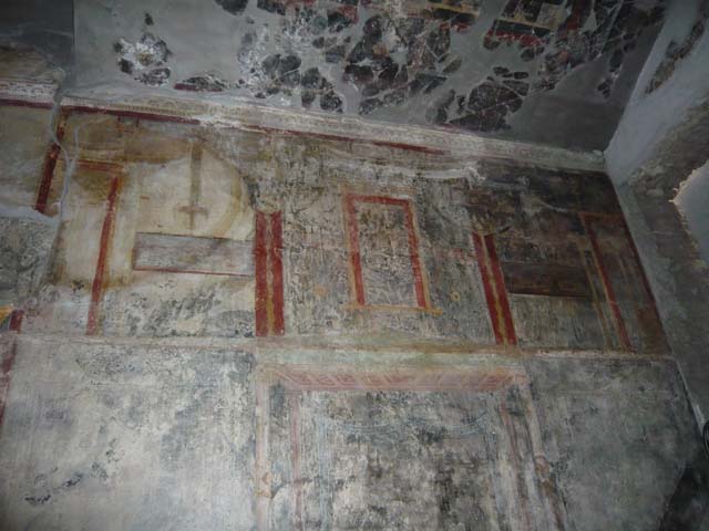 IX.13.1-3 Pompeii. March 2009. Room 10, west wall.