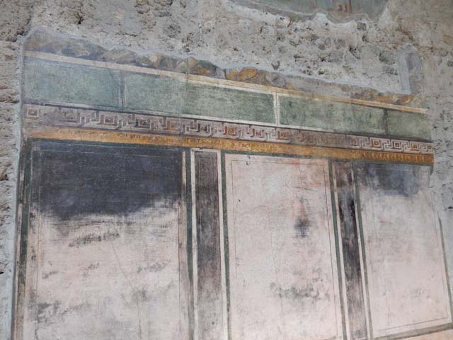 Villa of Mysteries, Pompeii. May 2015. Room 64, wall painting of Nile scene from north wall of atrium. Photo courtesy of Buzz Ferebee.
