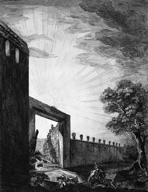 HGW04c Pompeii. c.1780 drawing of enclosure.