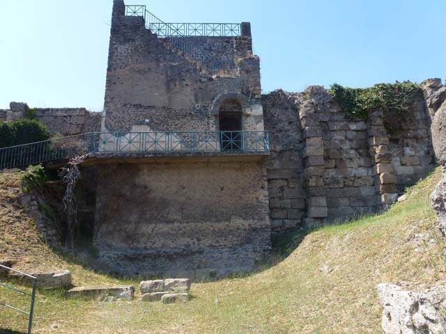 Tower XI looking east along walls near Herculaneum Gate.  December 2006.