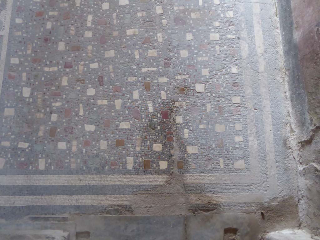 I.6.2 Pompeii. September 2017. Detail of flooring in antecamera of oecus/triclinium.
Foto Annette Haug, ERC Grant 681269 DÉCOR.
