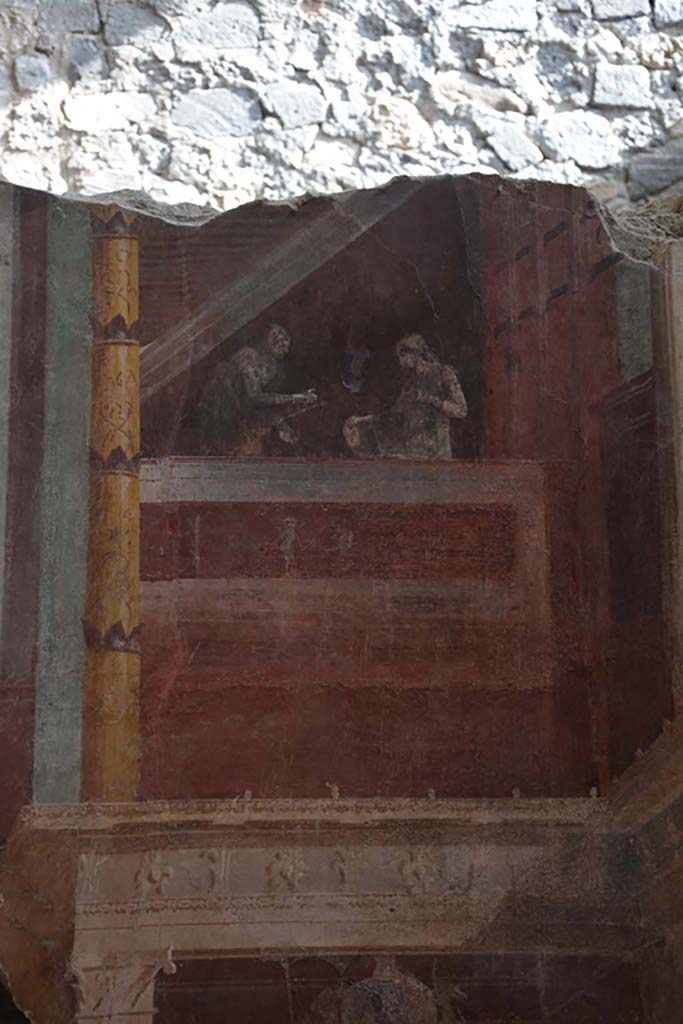 I.6.2 Pompeii. September 2019. Painted panel from south wall towards west end.
Foto Annette Haug, ERC Grant 681269 DCOR.

