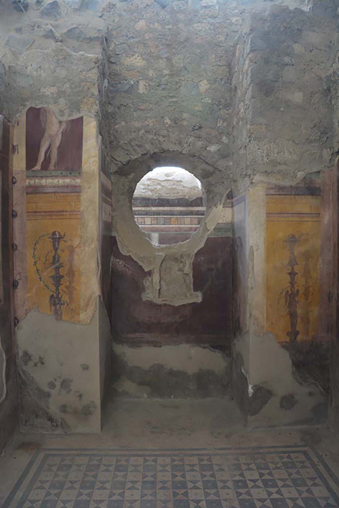 I.6.2 Pompeii. September 2019. Looking towards west wall of frigidarium
Foto Annette Haug, ERC Grant 681269 DÉCOR.