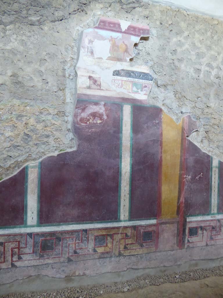 I.6.2 Pompeii. September 2017. Looking towards central section of west wall of west wing.
Foto Annette Haug, ERC Grant 681269 DÉCOR.