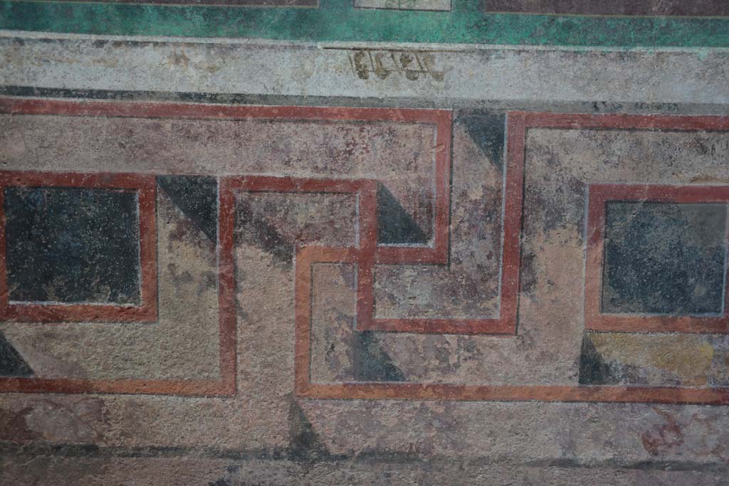 I.6.2 Pompeii. March 2019. Painted detail from lower west wall of west wing of cryptoporticus.
Foto Annette Haug, ERC Grant 681269 DÉCOR.
