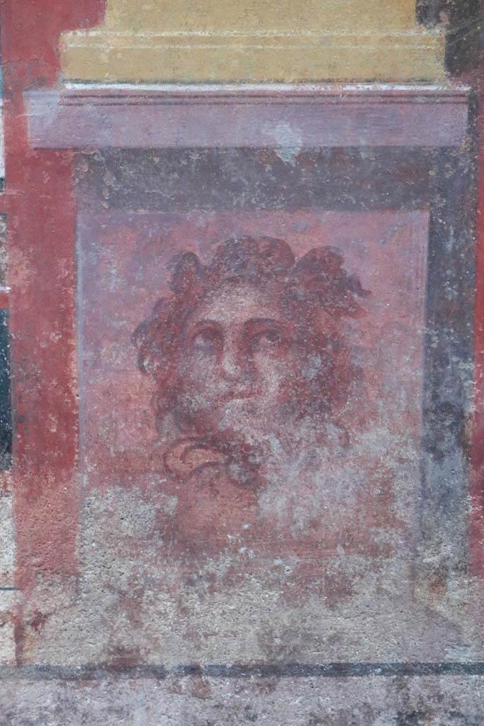 I.6.2 Pompeii. December 2018. 
Detail from west wall of west wing of cryptoporticus. Photo courtesy of Aude Durand.
