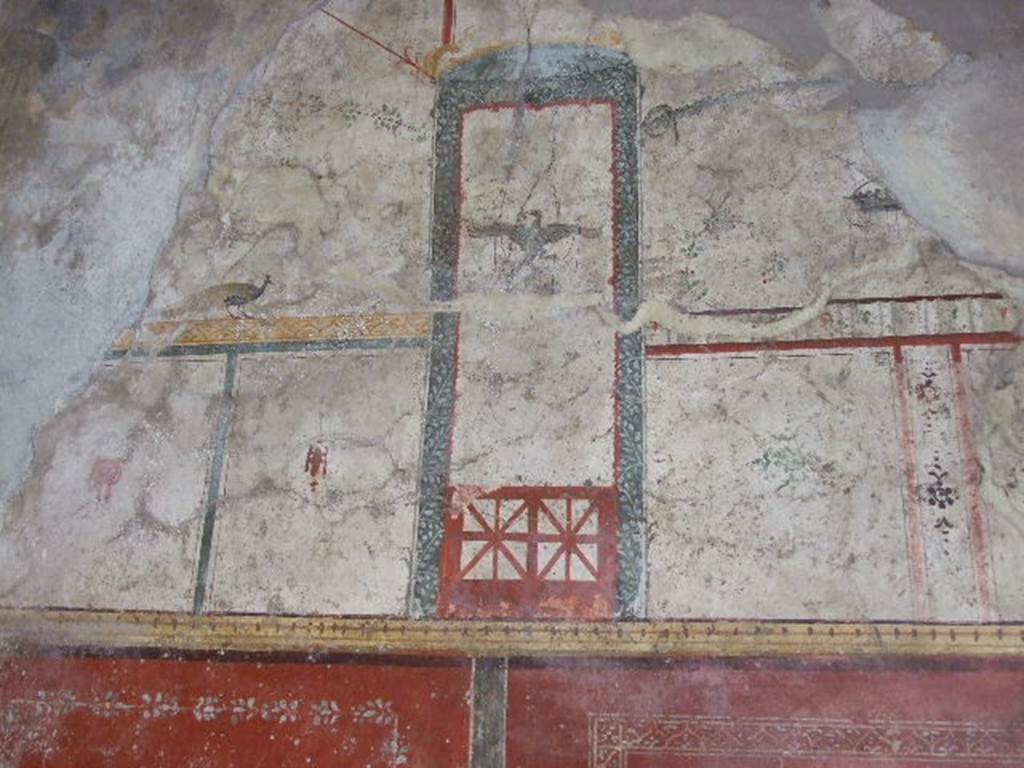 I.6.7 Pompeii. December 2006. Detail of west wall of room to west of entrance.