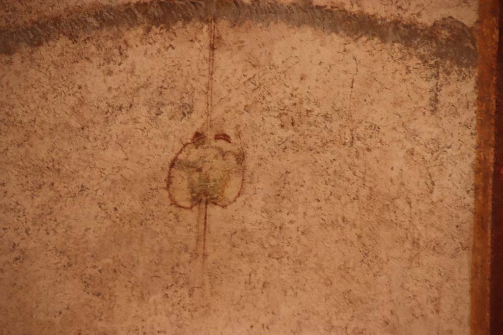 I.6.7 Pompeii. September 2019. Detail from west end of north wall. Photo courtesy of Klaus Heese.