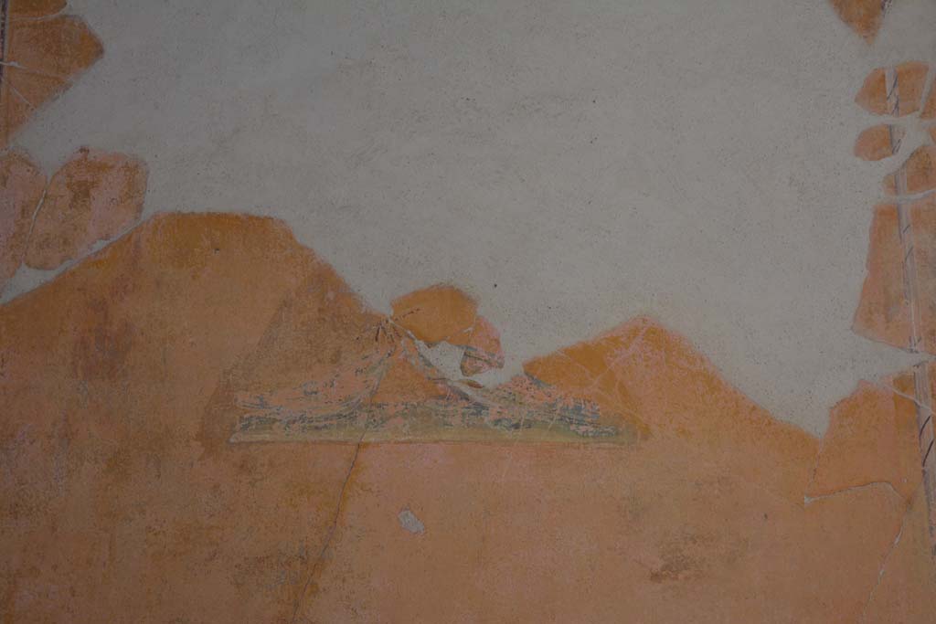 I.7.1 Pompeii. October 2019. Detail of painted fishes from yellow panel on east wall of atrium, in north-east corner.
Foto Annette Haug, ERC Grant 681269 DÉCOR.