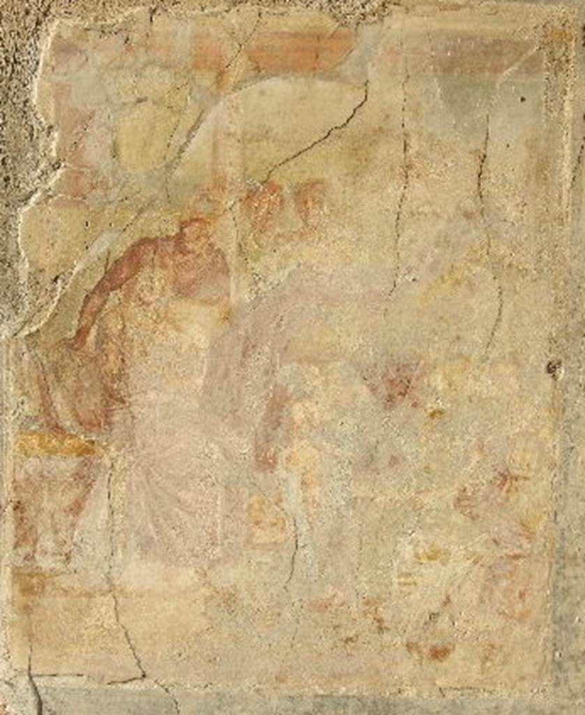 I.7.19 Pompeii. December 2006. North wall of tablinum. Wall painting of Aphrodite and Ares. See Bragantini, de Vos, Badoni, 1981. Pitture e Pavimenti di Pompei, Parte 1. Rome: ICCD. (p.74).