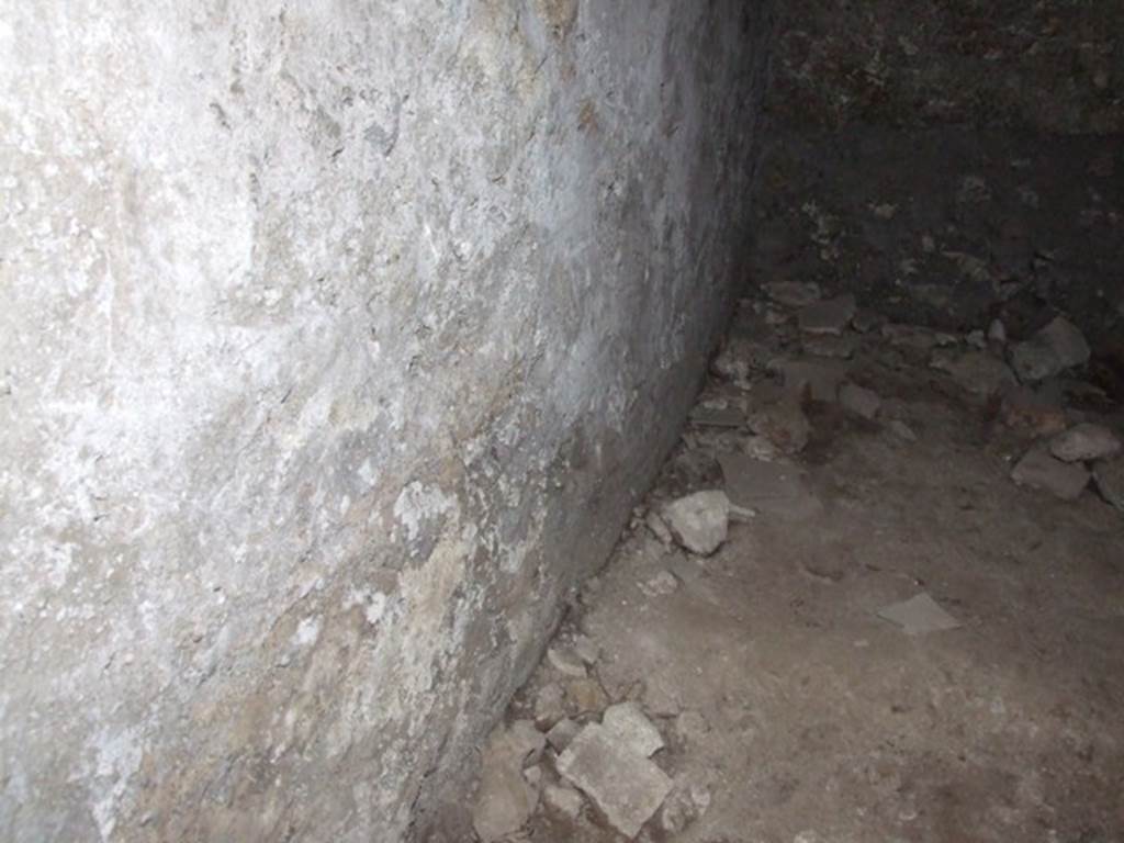 I.10.4 Pompeii. March 2009. East wall of room D containing the praefurnium or boiler.