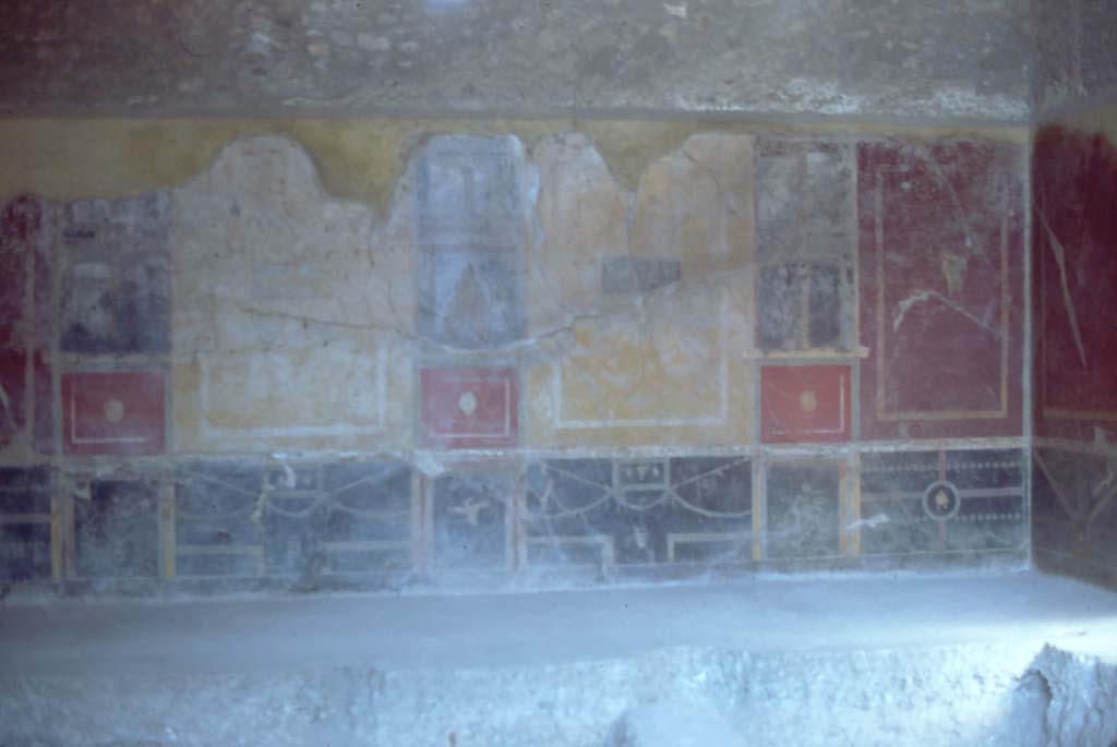 I.10.4 Pompeii, 7th August 1976. Room 18, looking towards east wall.
Photo courtesy of Rick Bauer, from Dr George Fay’s slides collection.