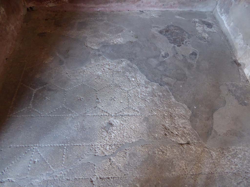 I.10.4 Pompeii. September 2018. Area 25, detail of flooring.
Foto Annette Haug, ERC Grant 681269 DÉCOR.
