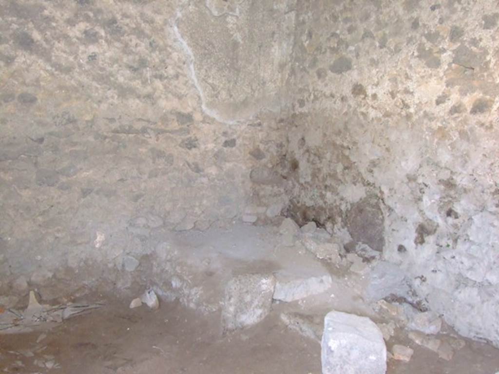 II.3.3 Pompeii. March 2009. Room 16, Stairs base in south west corner.