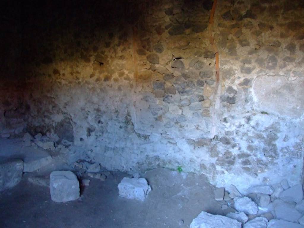 II.3.3 Pompeii. March 2009. Room 16, West wall.