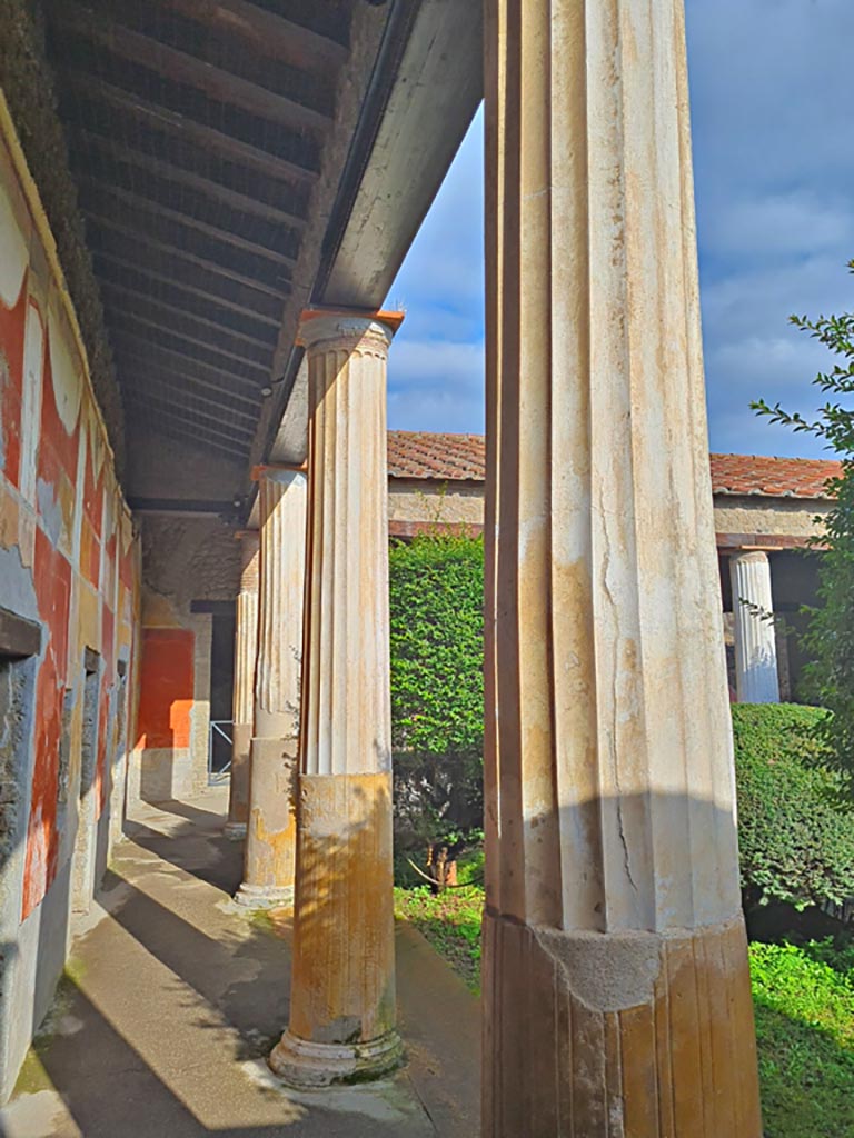 II.3.3 Pompeii. March 2024.
Room 11, looking north along west portico. Photo courtesy of Giuseppe Ciaramella.