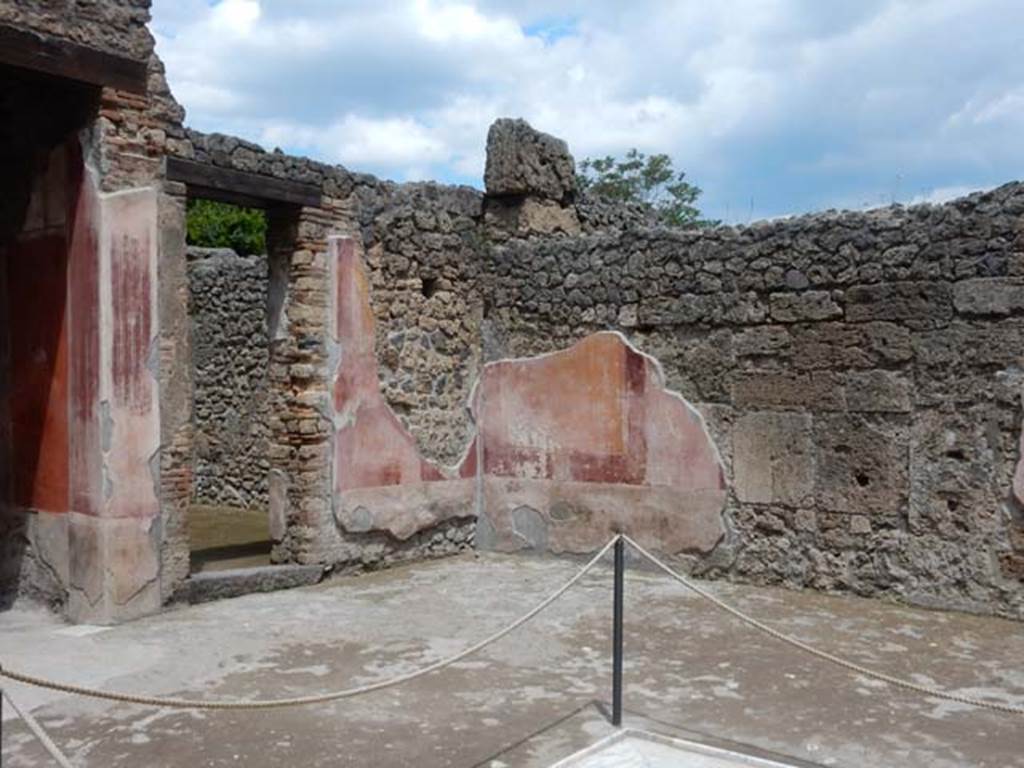 II.3.3 Pompeii. May 2016. Doorway to room 3, in north-east corner of atrium. Photo courtesy of Buzz Ferebee.