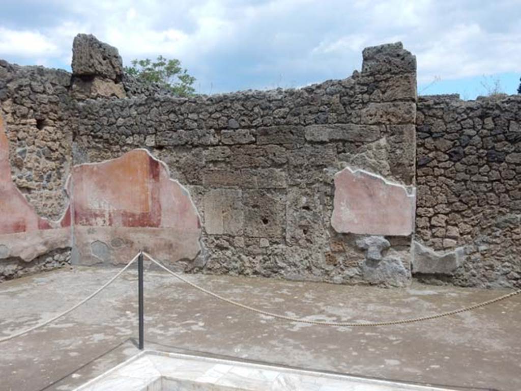 II.3.3 Pompeii. May 2016. Room 2, atrium, looking towards north-east corner and east wall. Photo courtesy of Buzz Ferebee.
